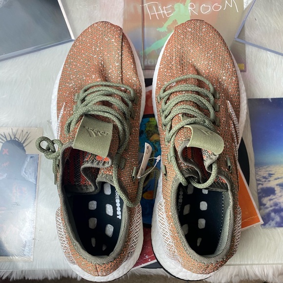 🆕 - Adidas PureBOOST GO Raw Khaki - Size: M 11.5 - Picture 6 of 11